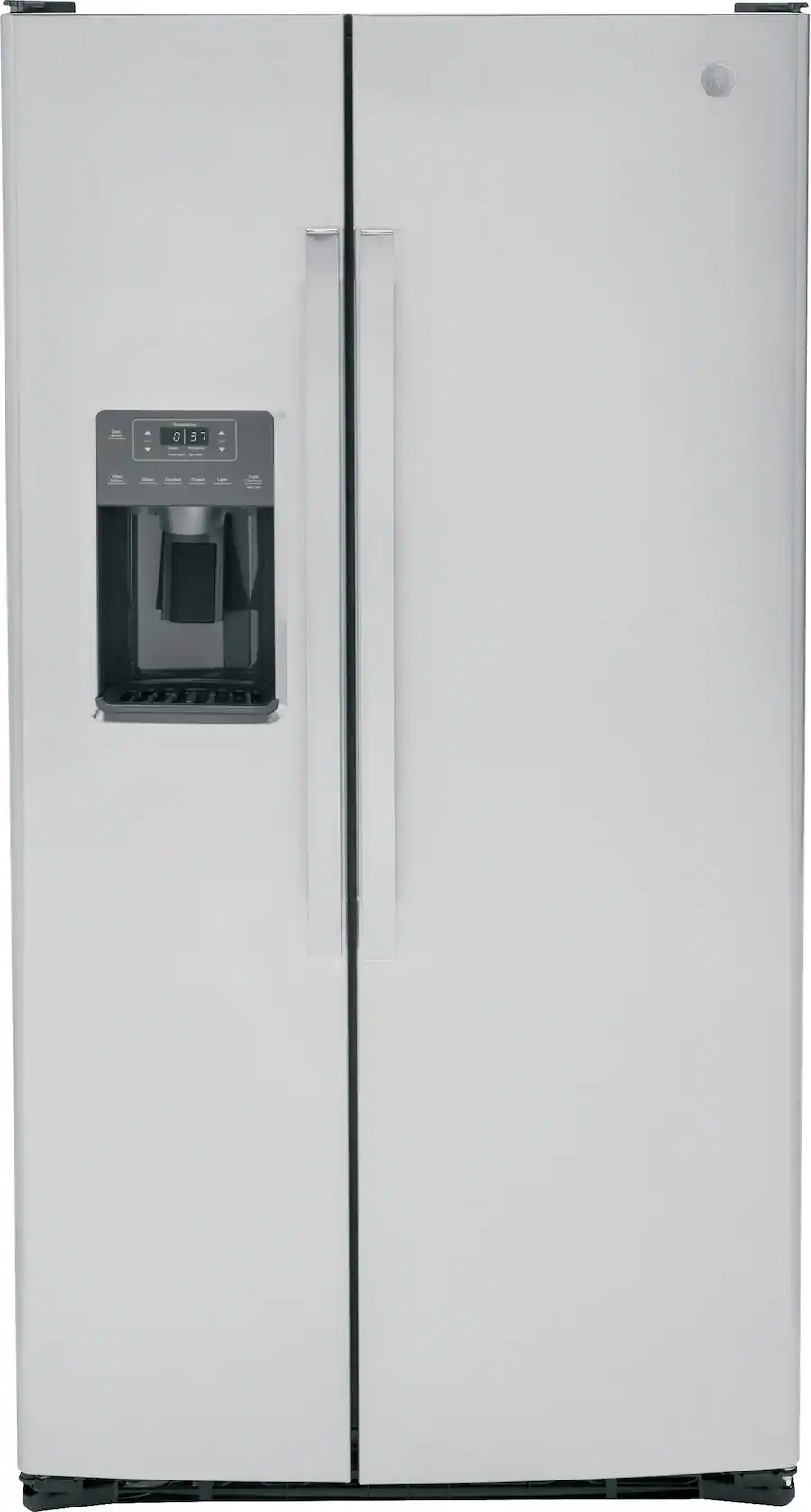 GE 25.3 Cu. Ft. Side-by-Side Refrigerator with External Ice & Water Dispenser - Stainless Steel