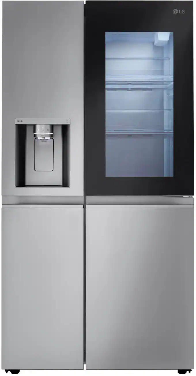 LG 27.1 Cu. Ft. Side-by-Side Smart Refrigerator with Craft Ice - Stainless Steel