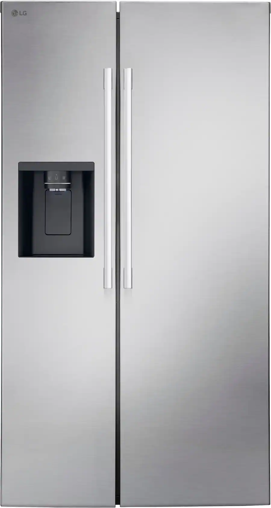 LG 26.6 Cu. Ft. Side-by-Side Smart Refrigerator with External Ice and Water - Stainless Steel