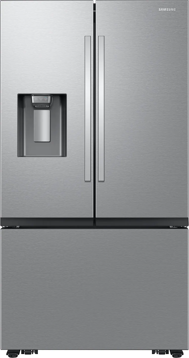 Samsung 31 cu. ft. 3-Door French Door Smart Refrigerator with Four Types of Ice - Stainless Steel